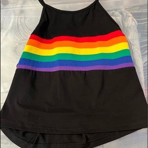 Luca Black Rainbow Top